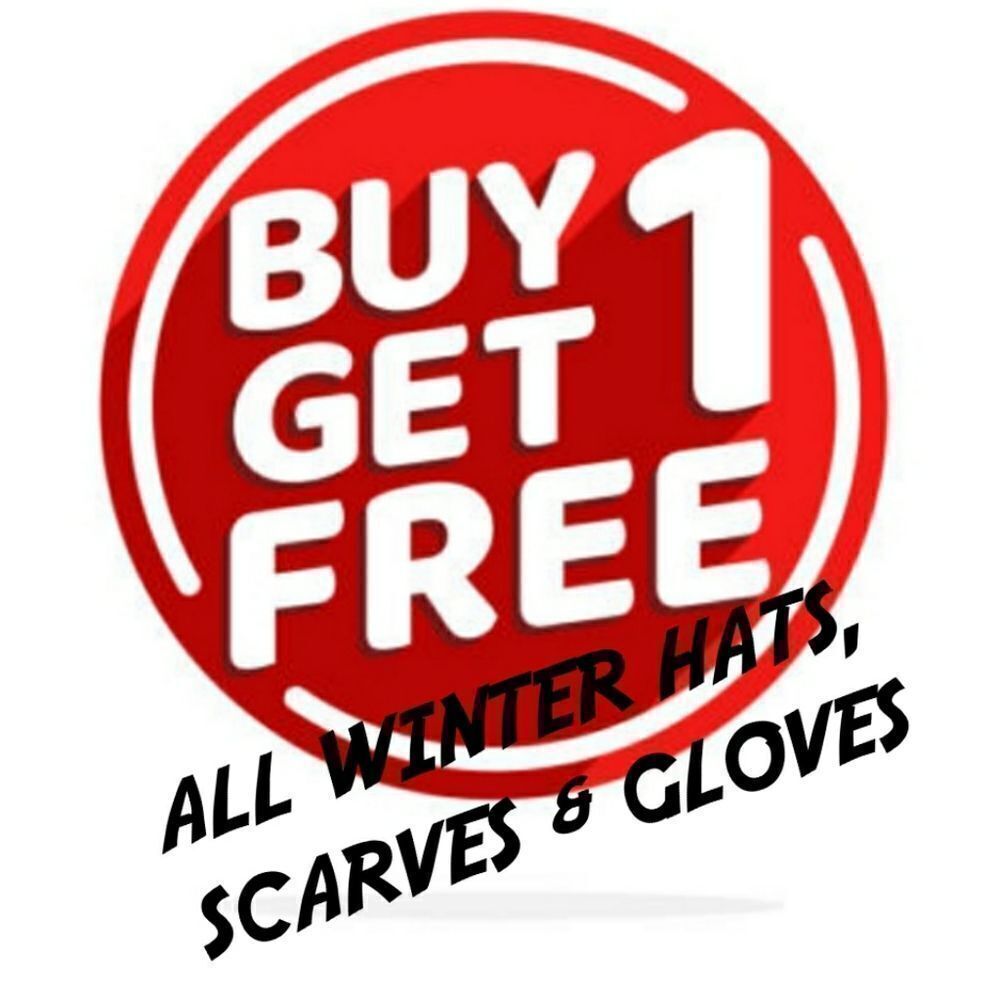 All winter hats, scarves and gloves